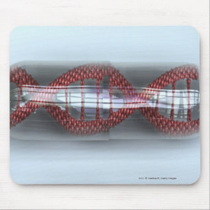 A DNA strand in a capsule Mouse Pad