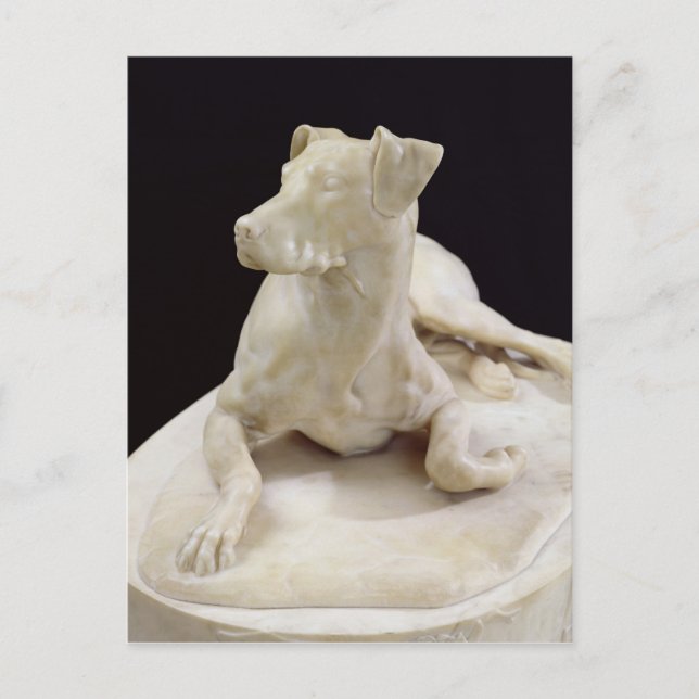 A Dog, 1827 Postcard (Front)