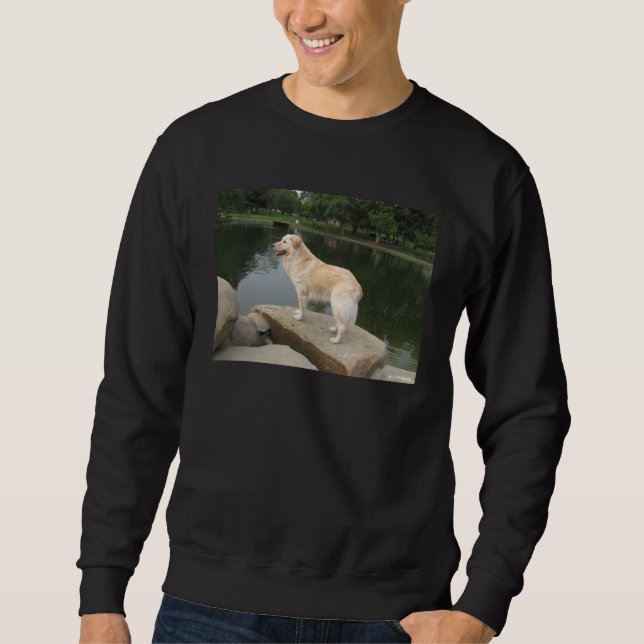 A Dog At A Pond Sweatshirt (Front)