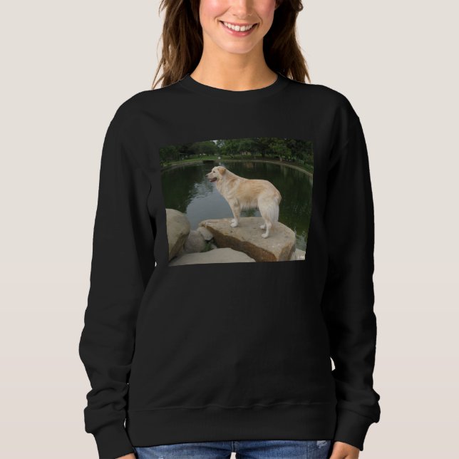 A Dog At A Pond Sweatshirt (Front)