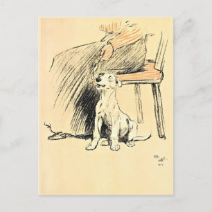 A Dog Day Pl 12 (1902) Cecil Charles Windsor Postcard