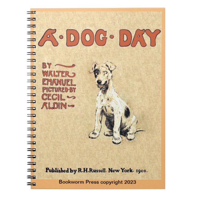 A Dog Day spiral  Notebook (Front)