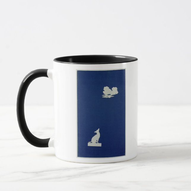 A Dog Howling at the Moon Mug (Left)