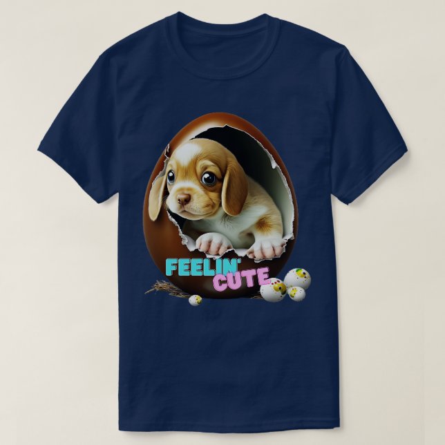 A Dog in the Egg T-Shirt (Design Front)