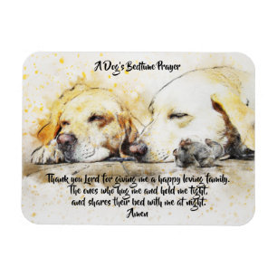 A Dog's Bedtime Prayer Magnet
