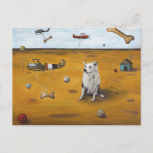 A Dogs Dream Postcard