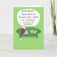 A Dog's Letter to Santa Clause Funny Christmas