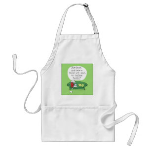 A Dog's Letter to Santa - Funny Christmas Cartoon Standard Apron