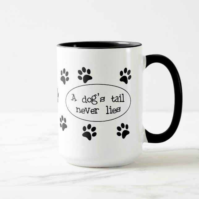 A Dog's Tail Mug (Right)