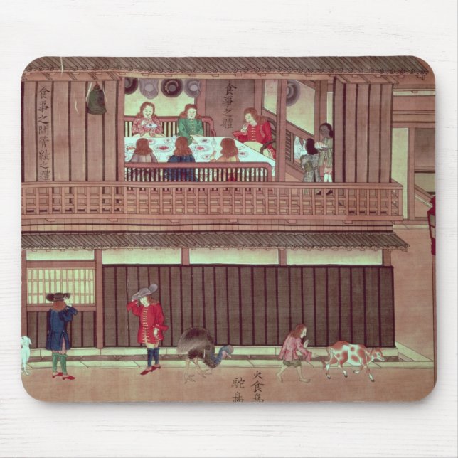 A domestic scene   of a scroll) mouse pad (Front)