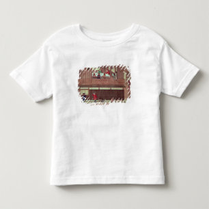 A domestic scene of a scroll) toddler T-Shirt