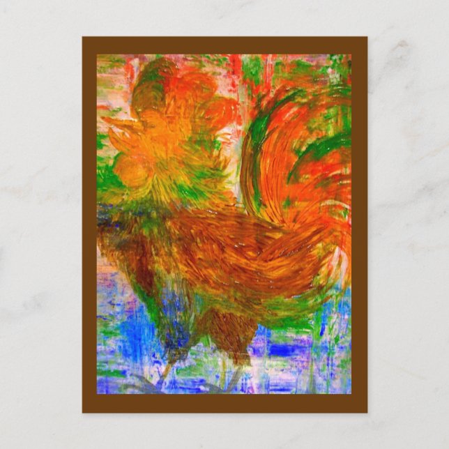 A-Doodle-Doo Postcard (Front)