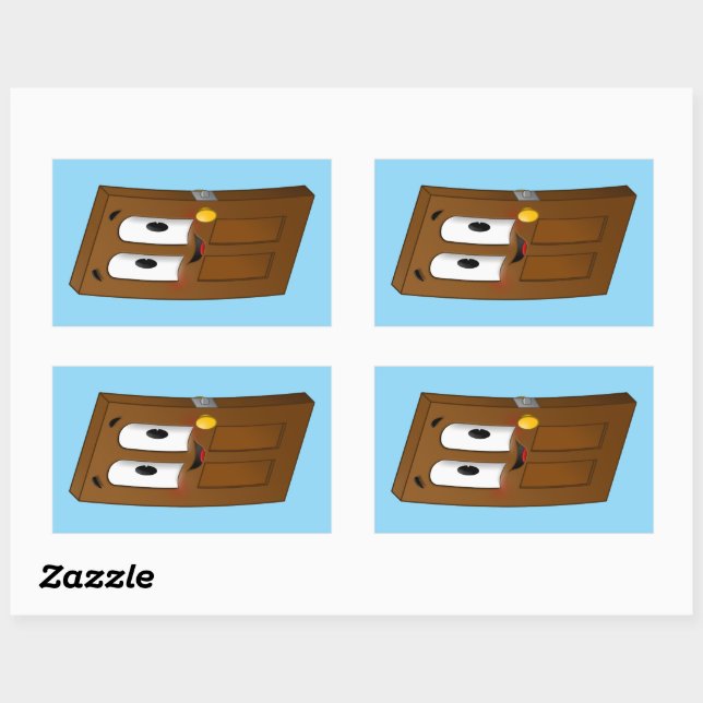 A-door-able -  rectangular sticker (Sheet)