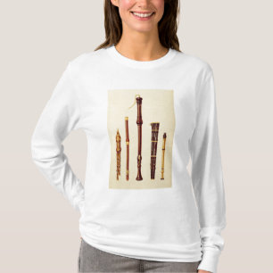 A double flageolet, a German flute, a bass recorde T-Shirt