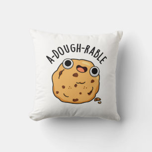 A-dough-rable Funny Cookie Pun Cushion