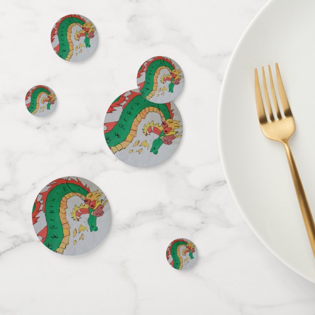A dragon confetti  (Group)