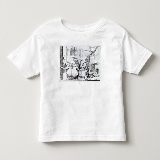 A Dragon in a Workshop Toddler T-Shirt (Front)