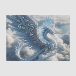 A Dragon Surrounded by Clouds Tissue Paper
