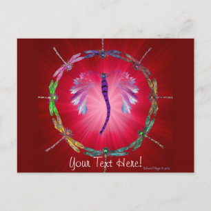 A Dragonfly Dance II Postcard
