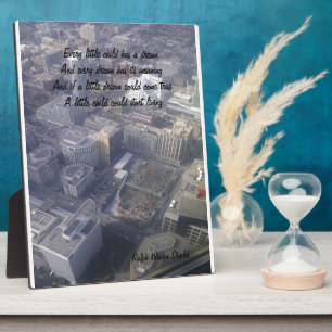 A dream of a child plaque