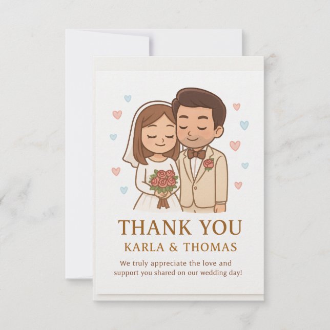 A Dream of Love Thank You Card (Front)
