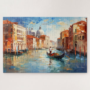 A Dreamy Artistic View of Italy’s Floating City Jigsaw Puzzle