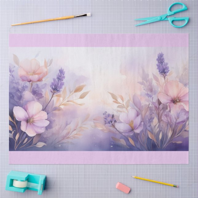 A Dreamy Floral Design #4 Tissue Paper (Craft)