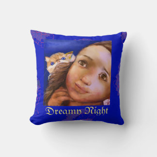 A Dreamy Night Throw Pillow