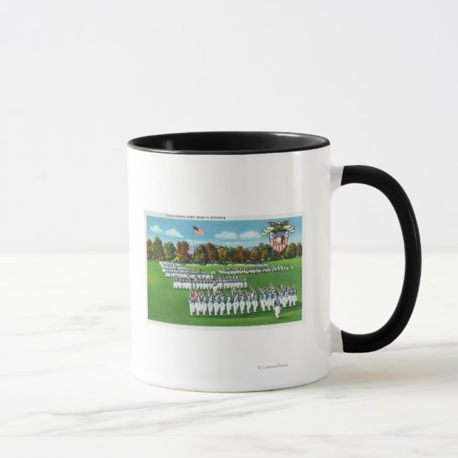 A Dress Parade, Cadet Band in the Distance Mug (Right)