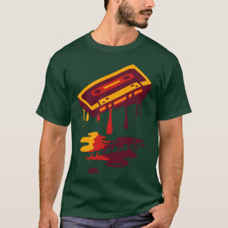 A dripping music tape T-Shirt