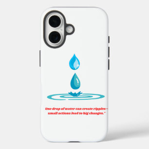 A Drop of Water premium design iPhone 16 Case
