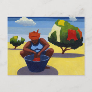 A Drying Day 2007 Postcard