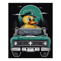 A Duck In A Truck Poster