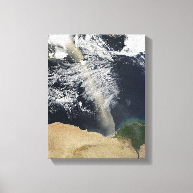 A dust plume canvas print (Front)