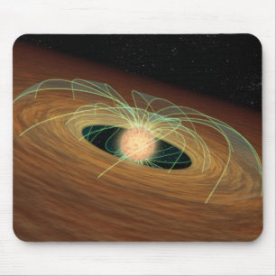 A dusty planet-forming disc in orbit mouse pad
