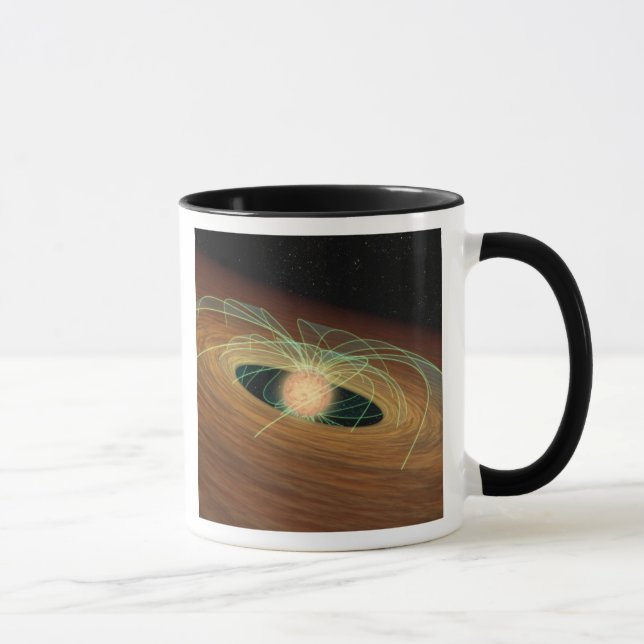 A dusty planet-forming disc in orbit mug (Right)
