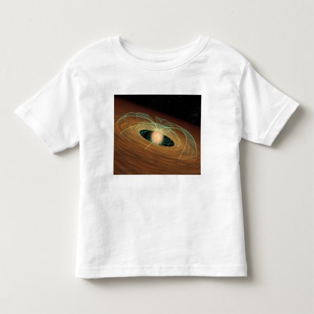 A dusty planet-forming disc in orbit toddler T-Shirt (Front)