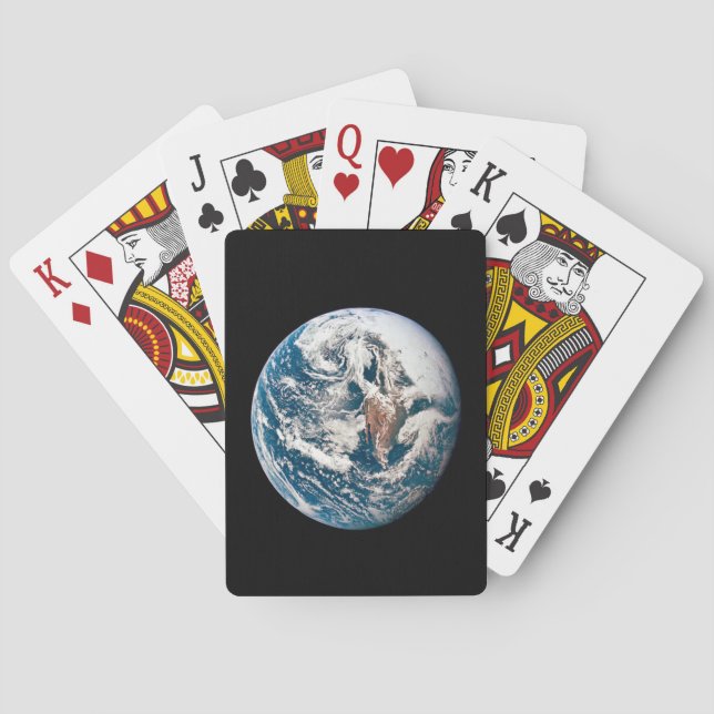 A Earth Taken From The Apollo 10 Spacecraft. Playing Cards (Back)