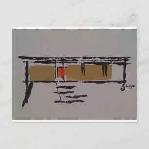A Eichler home on a T #3 Postcard