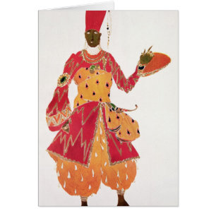 A Eunuch, from the ballet 'Scheherazade'