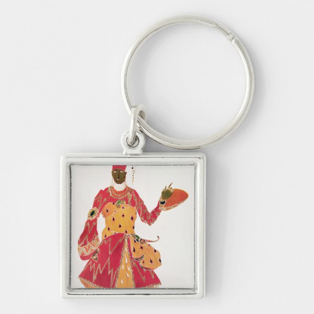 A Eunuch, from the ballet 'Scheherazade' Key Ring (Front)