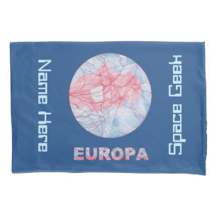 A Europa Jupiters Moon Space Geek Colourful Pillowcase