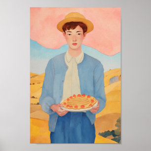 A Evening Pie Poster