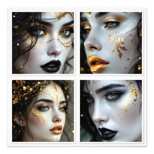 A Face In Time Photo Print