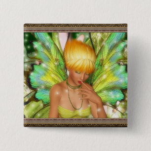 A Faerie's Amusement 15 Cm Square Badge
