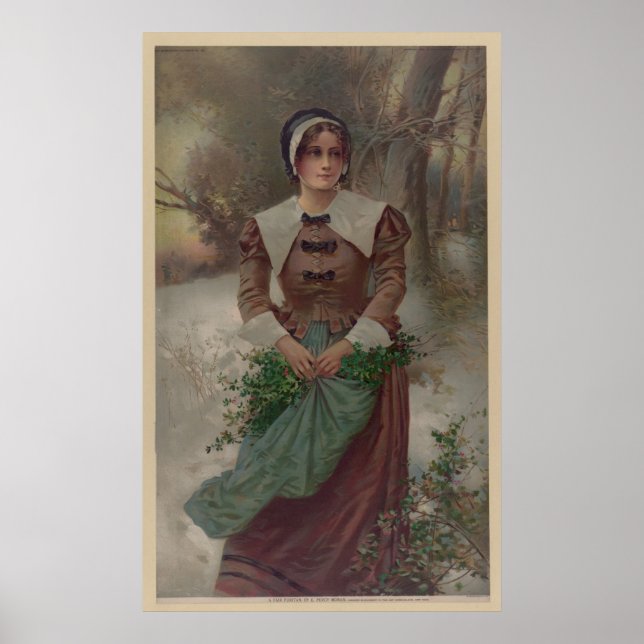 A fair puritan maiden poster (Front)