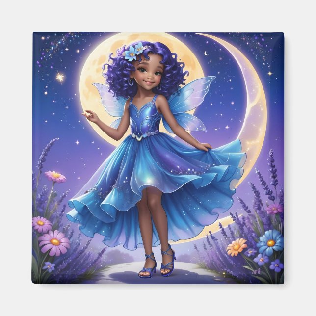 A Fairy - Blue Magnet (Front)
