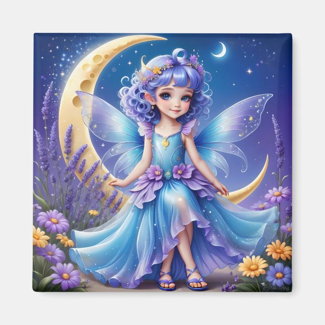 A Fairy - Blue Magnet (Front)
