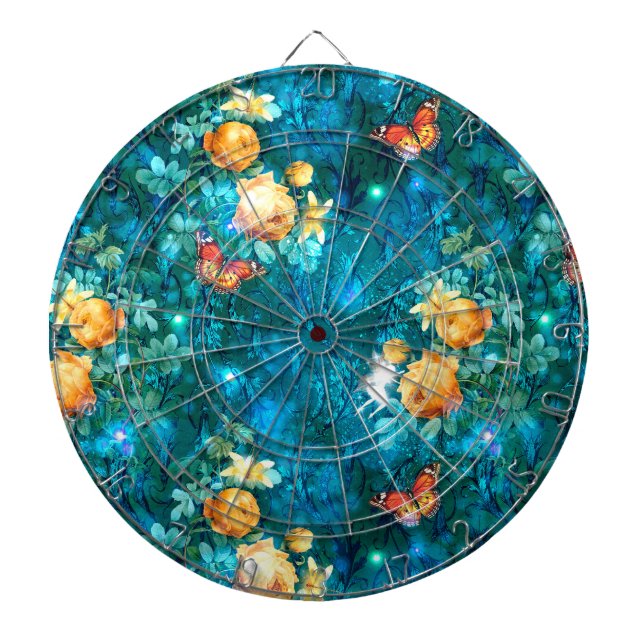 A Fairy in the Garden Series Design 11    Dartboard (Front)