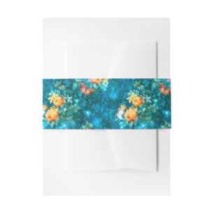 A Fairy in the Garden Series Design 11   Invitation Belly Band